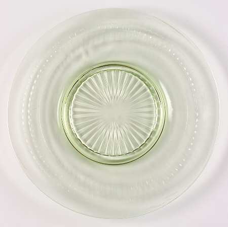 Roulette Green Luncheon Plate