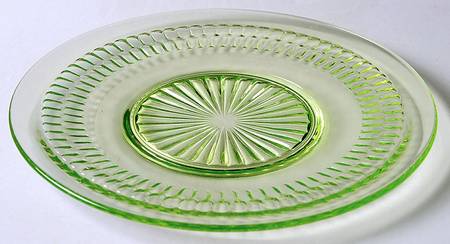 Roulette Green Bread & Butter Plate