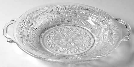 Sandwich Clear Round Butter Dish No Lid