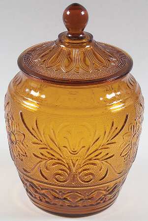 Sandwich Desert Gold Cookie Jar & Lid