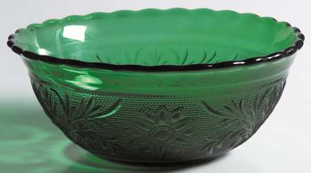 Sandwich Forest Green 6" Scalloped Bowl