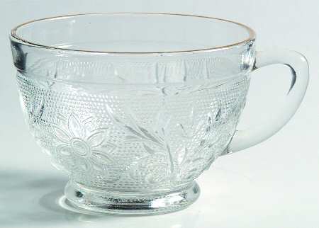 Sandwich Clear (Gold Trim) Punch Cup