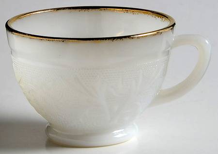 Sandwich Ivory Punch Cup by Anchor Hocking