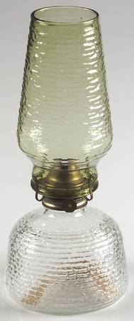 Soreno Avocado Green Oil Patio Lamp with Globe