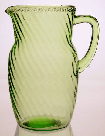 Spiral Green 58 Oz Pitcher by Anchor Hocking