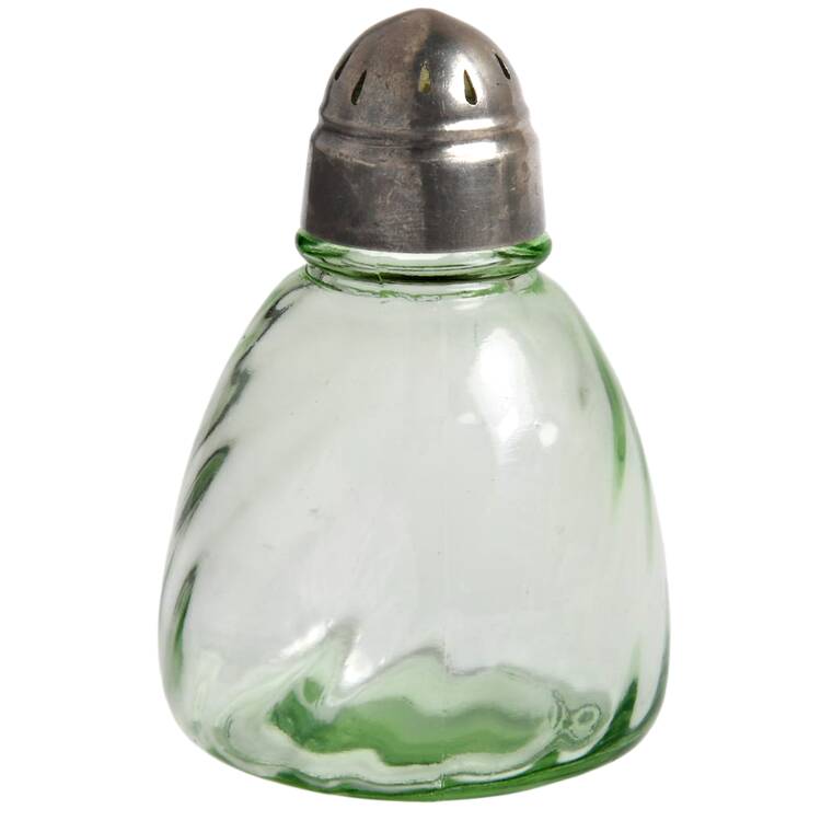 Spiral Green Shaker with Metal Lid
