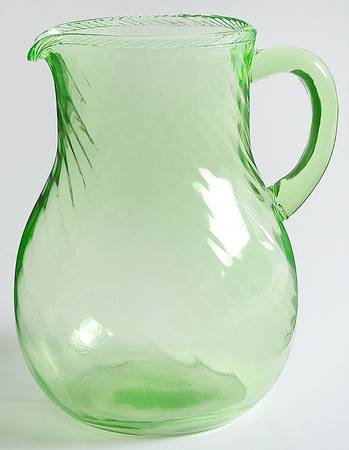 Spiral Green 54 Oz Pitcher by Anchor Hocking