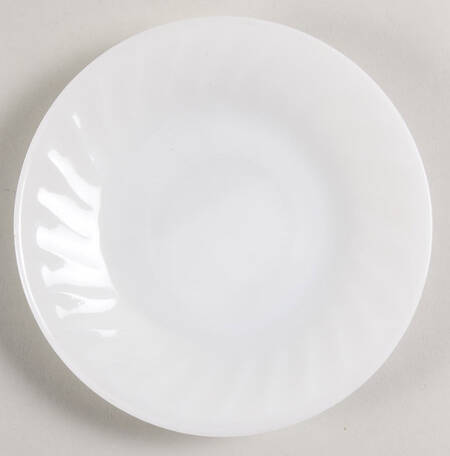 Swirl Anchor White (Smooth Edge) Saucer Only