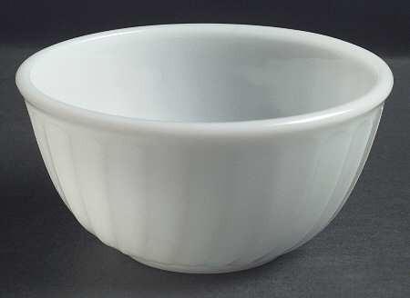 Swirl Anchor White (Smooth Edge) 6" Mixing Bowl