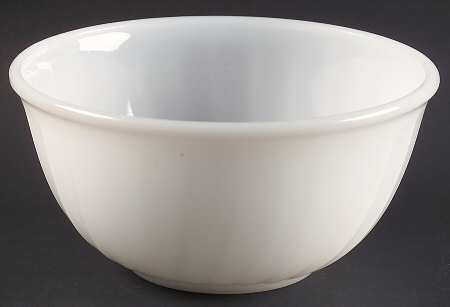 Swirl Anchor White (Smooth Edge) 7" Mixing Bowl