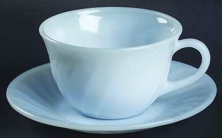 Swirl Azur Ite Cup & Saucer Set