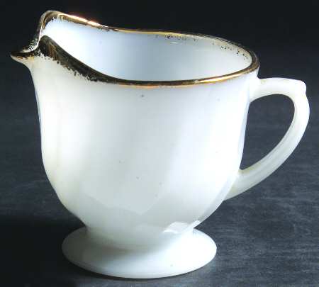 Swirl Golden Anniversary Footed Creamer
