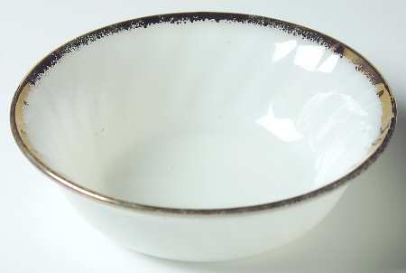 Swirl Golden Anniversary Small Fruit Dessert Bowl