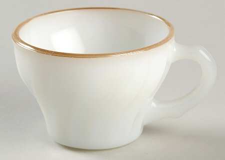 Golden Shell (Shell) Demitasse Cup by Anchor Hocking