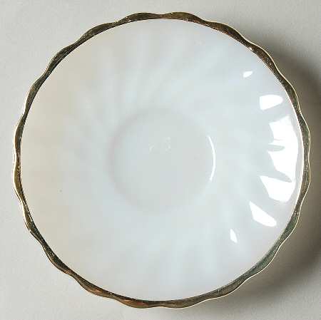 Golden Shell (Shell) Saucer for Demitasse Cuo & Saucer Set by Anchor Hocking