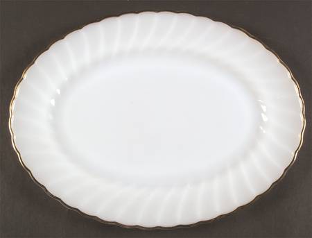 Golden Shell (Shell) 13" Oval Platter by Anchor Hocking