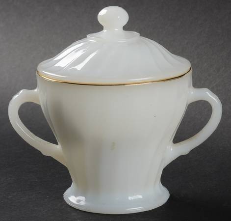 Golden Shell (Shell) Sugar Bowl & Lid