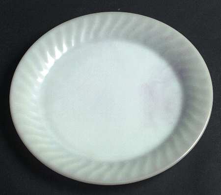 Swirl Ivory White Serving Plate