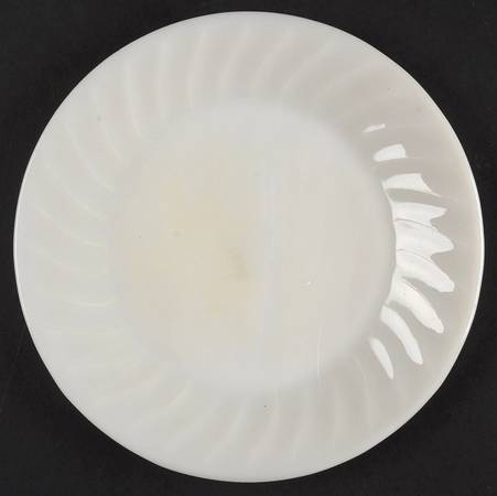 Swirl Ivory White 7" Salad Plate