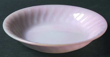 Swirl Pink Coupe Soup Bowl by Anchor Hocking