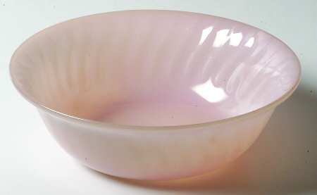 Swirl Pink 8" Round Vegetable Bowl by Anchor Hocking