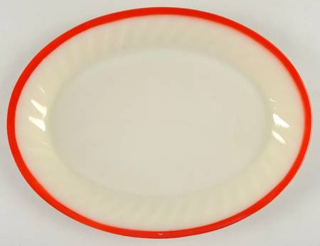Swirl Sunrise 12" Oval Platter