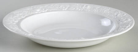 Vitrock White Rim Soup Bowl
