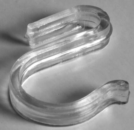 Vintage Milk Glass Plastic Punch Cup Hanger/Hook