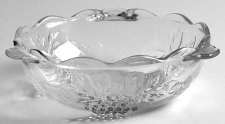 Vintage Clear Nappy by Anchor Hocking