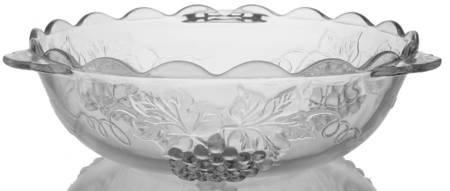 Vintage Clear 8" Nappy by Anchor Hocking
