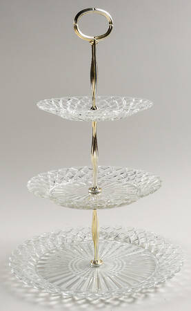 Waterford Clear 3 Tier Serving Tray HC