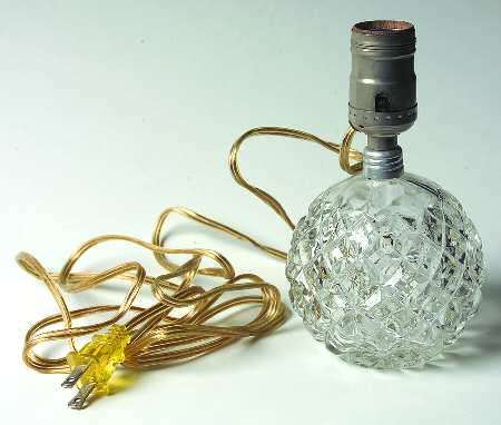 Waterford Clear Electric Lamp & Shade