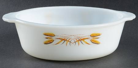 Wheat 1.5 Quart Oval, Covered Casserole, No Lid by Anchor Hocking