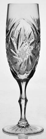 Barbara (Cut) Fluted Champagne by American Cut