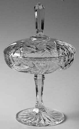 Eleanor Footed Candy Dish & Lid