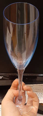 Leaves (Etched) Fluted Champagne