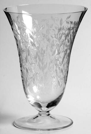 Leaves (Etched) Footed Tumbler