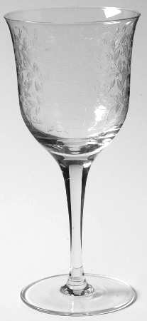 Leaves (Etched) Wine Glass