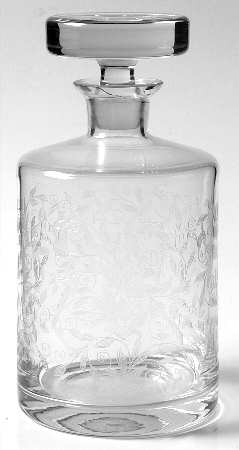 Leaves (Etched) Cordial Decanter & Stopper