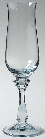 Princeton Blue Fluted Champagne