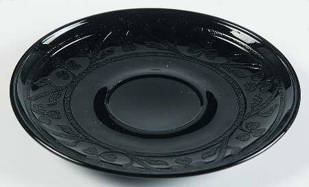 Cloverleaf Black Saucer Only