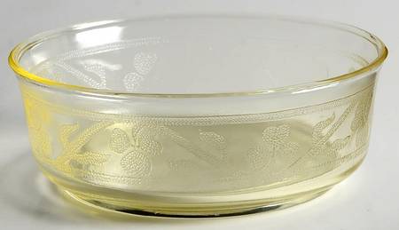 Cloverleaf Yellow Cereal Bowl