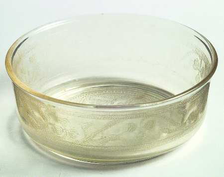 Cloverleaf Yellow Small Fruit Dessert Bowl