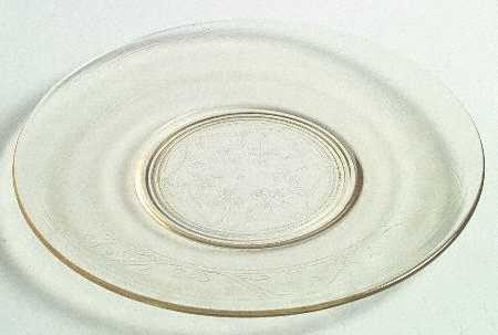 Cloverleaf Yellow Luncheon Plate