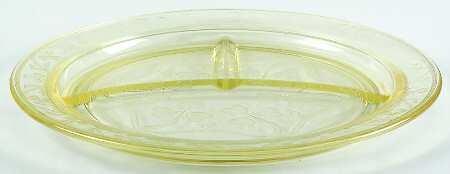 Cloverleaf Yellow Grill Plate