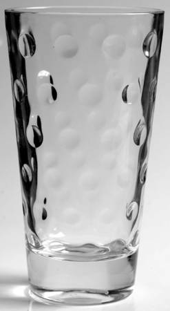 Dots Clear Highball Glass