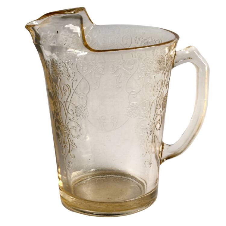 Florentine 1 Yellow 48 Oz Ice Lip Pitcher