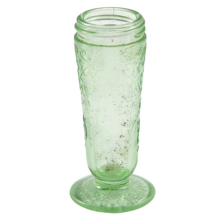 Florentine 2 Green Footed Shaker No Metal Lid