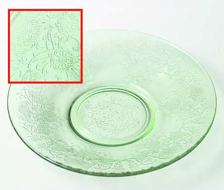 Florentine 2 Green Saucer Only