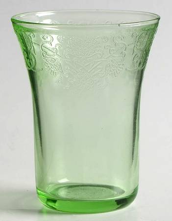 Florentine 2 Green Flat Juice Glass